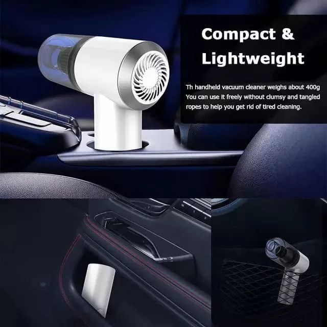 2 in 1 Vaccum Cleaner 2 in 1 Car Vacuum Cleaner Handheld Wireless Home Car USB Rechargeable